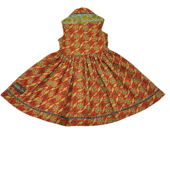 Matilda Jane Serendipity 'Laverne' Girls Dress, Mixed Prints, 4 - Picture 7 of 8